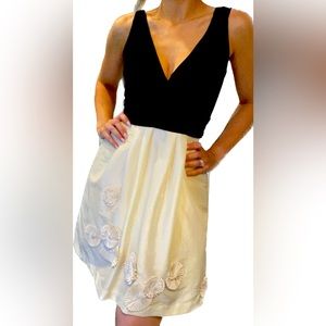 Jersey and Taffeta Cocktail Dress